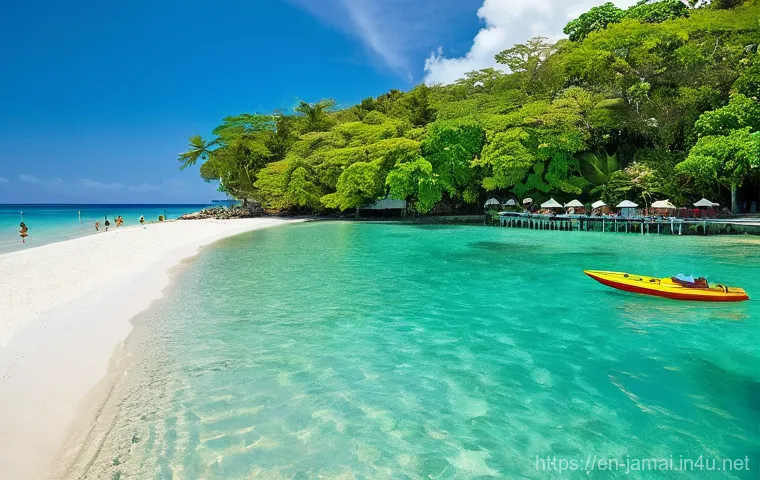 자메이카 기후와 여행 적기 - **"Chasing the Sun: Negril's Peak Season Paradise"**
    A vibrant, sun-drenched scene on Negril's i...