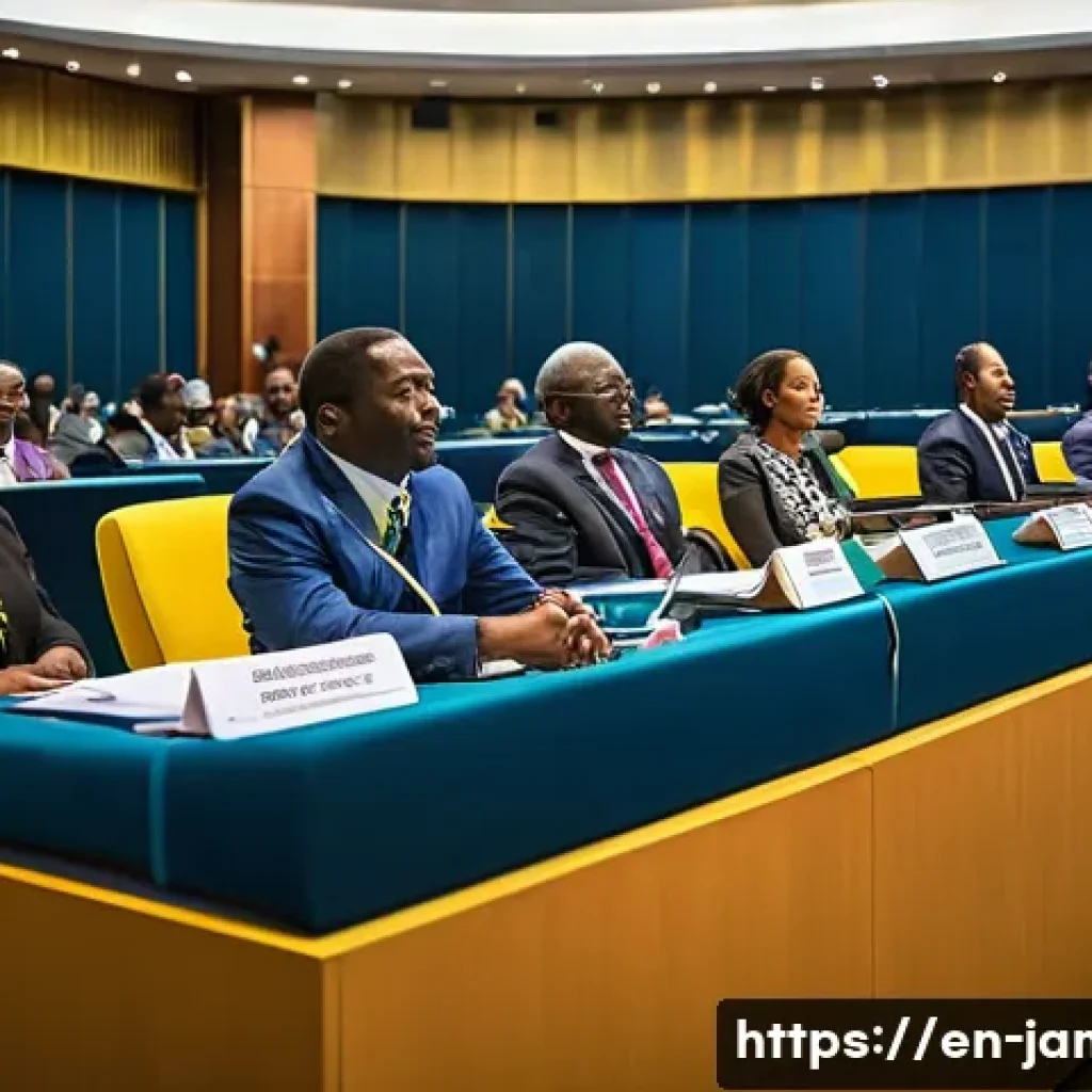 자메이카의 국제 관계와 외교 정책 - **Prompt 1: Jamaica's Voice on the Global Stage**
    "A powerful, dignified image depicting a diver...